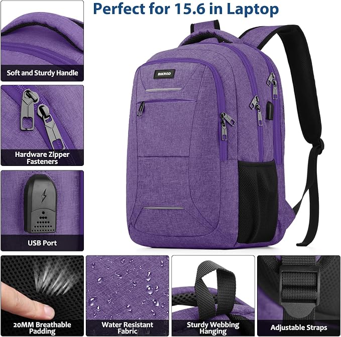 Backpack for Men Women, School Backpacks for Teen Boys, Business Anti Theft - Image 3