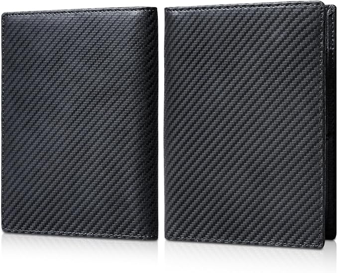 Polare Full Grain Leather Passport Holder RFID Blocking Travel Bifold Wallet - Image 8