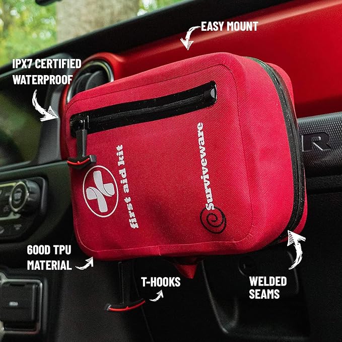 Surviveware 98-Piece Waterproof Premium First Aid & Survival Kit - Image 7