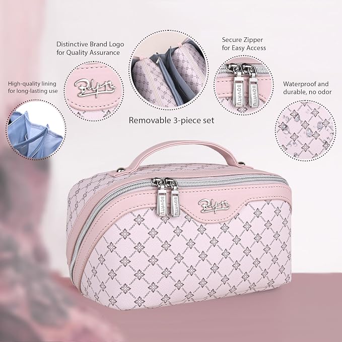 BOYATU Travel Makeup Bag Cosmetic Bags - Image 2