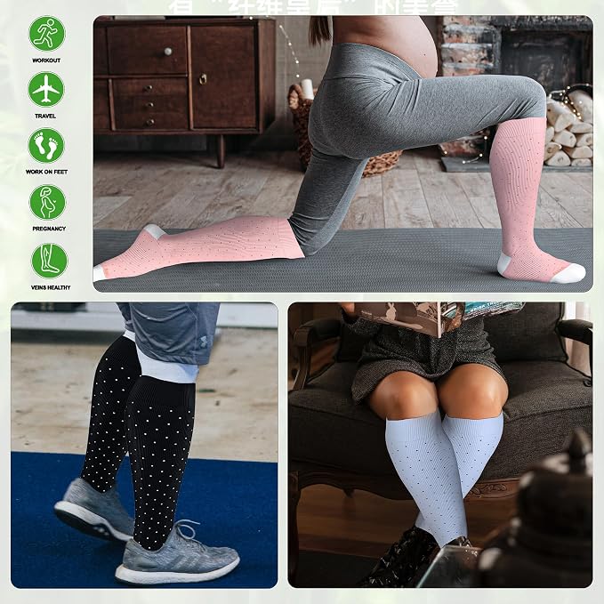 LEVSOX Wide Calf Compression Socks - Image 7