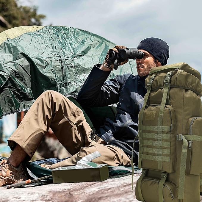 Hiking Backpack for Men 70L/100L Camping Backpack Military Rucksack Molle 3 - Image 8