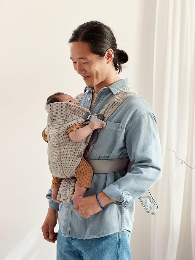 BabyBjörn Baby Carrier Mini, 3D Mesh Newborn Carrier, Easy-to-Use - Image 2
