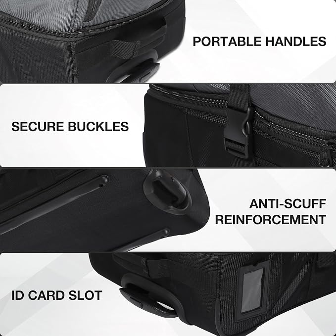 REDCAMP Large Rolling Duffle Bag - Image 8
