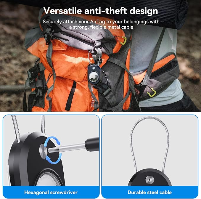 DDJ 2-Pack Luggage Tag Case for Apple Air Tracker Tag & Moto Tag - Image 4