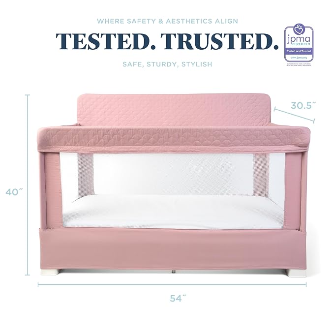Baby Delight Lunaire Full Size Crib | Breathable Mesh Baby Crib | Tool-Free - Image 3