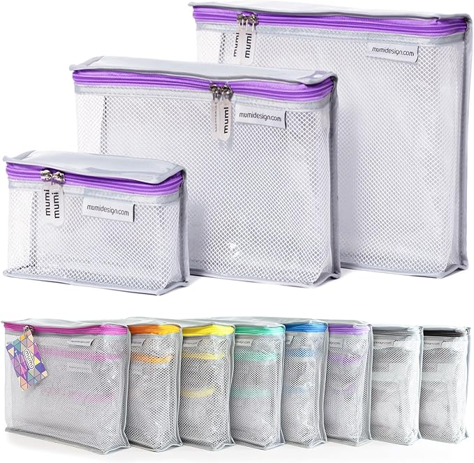 MUMI Travel Toiletry Bag Set of 3 – Clear TSA Approved Toiletry Bags by MUMI