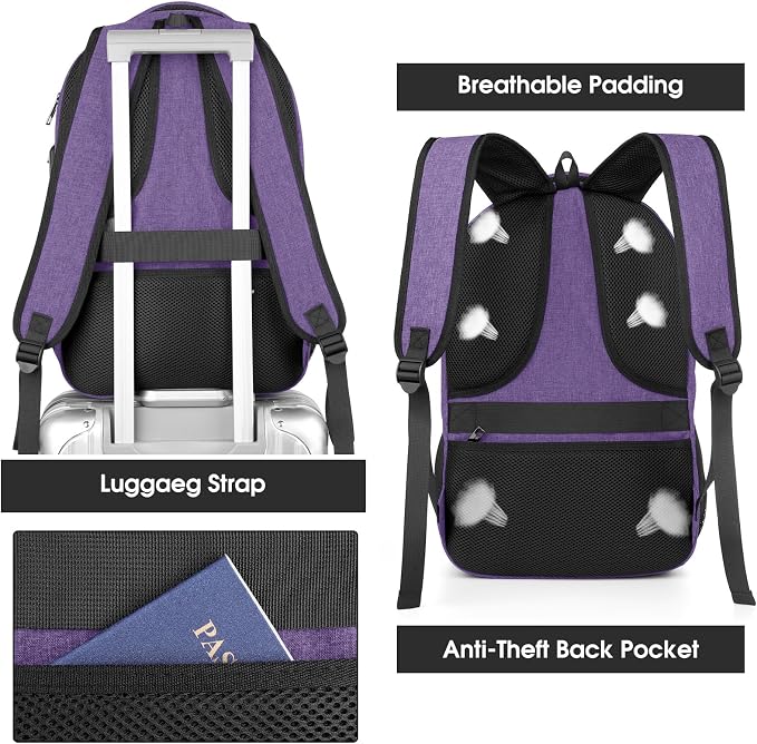 Backpack for Men Women, School Backpacks for Teen Boys, Business Anti Theft - Image 6