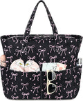 LEDAOU Large Beach Tote Bag Women Waterproof Sandproof Zipper Beach Tote Bag by LEDAOU