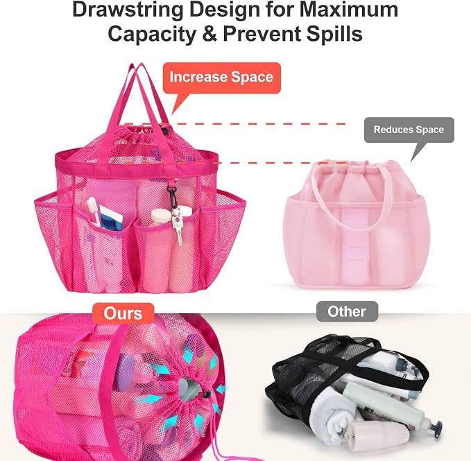 F-color Mesh Shower Caddy Portable - Image 3