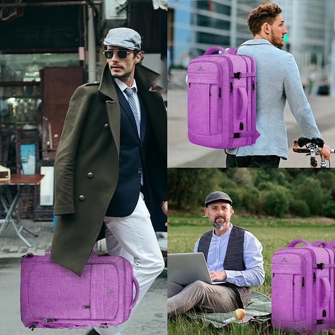 50L Carry On Backpack, Extra Large Laptop Backpack, Travel Backpack - Image 9