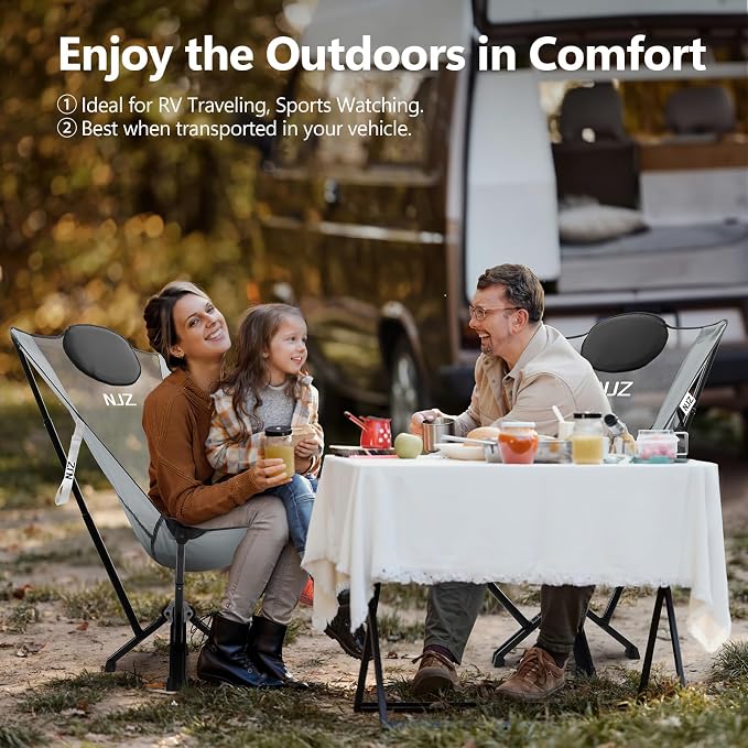 High Back Camping Folding Chairs - Image 7