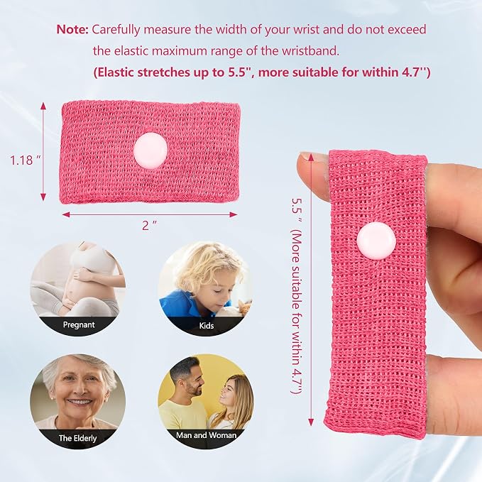Motion Sickness Wristband, Anti-Nausea Acupressure Wrist Band - Image 4