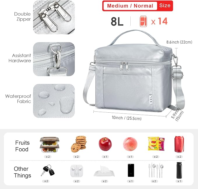 NOL Natural Organic Lifestyle Insulated Lunch Bags - Image 2