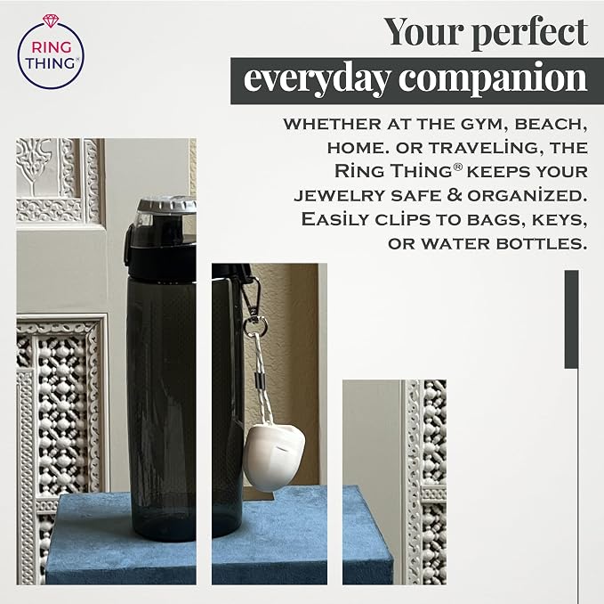 RING THING - Ring Holder Keychain, Jewelry Organizer and Storage, Portable - Image 4