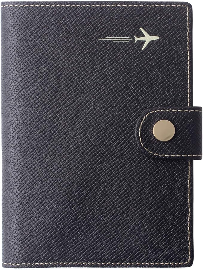 Genuine Leather Passport Case, RFID Passport Cover by Borgasets