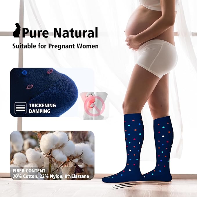 LEVSOX Thick Cotton Compression Socks - Image 4