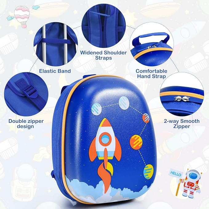 HONEY JOY Kids Luggage, Lightweight Toddler Girls Suitcase, Durable ABS - Image 7