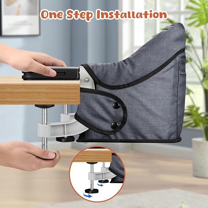 Hook On High Chair, Jozzve Baby High Chair, Portable High Chair - Image 3