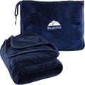 BlueHills Premium Soft Long Travel Blanket Pillow by BlueHills