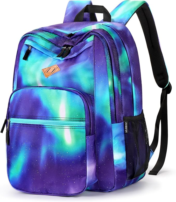 ZORFIN 26L Backpack for College, and Travel: Water Resistant Bookbag by ZORFIN-SimpleYetChic