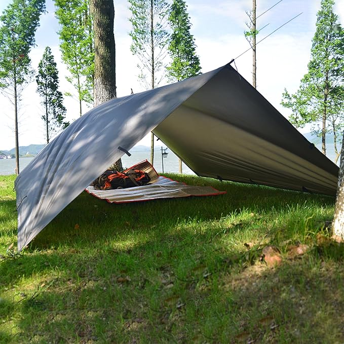 KALINCO Tent Tarp, Picnic Mat Camping Tarp Tent Hammock Tarp, pu Waterproof - Image 5