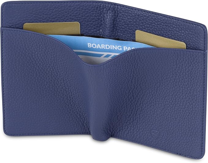 Vaultskin Leather Passport Holder, Slim RFID Blocking Travel Wallet - Image 3