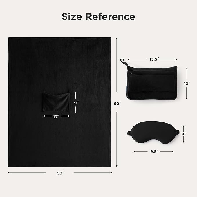 Bedsure Travel Blanket Airplane Compact - Image 6