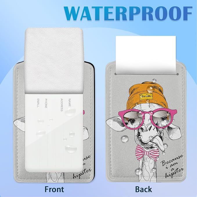 Funny Giraffe 2 Pack Luggage Tag - Image 4