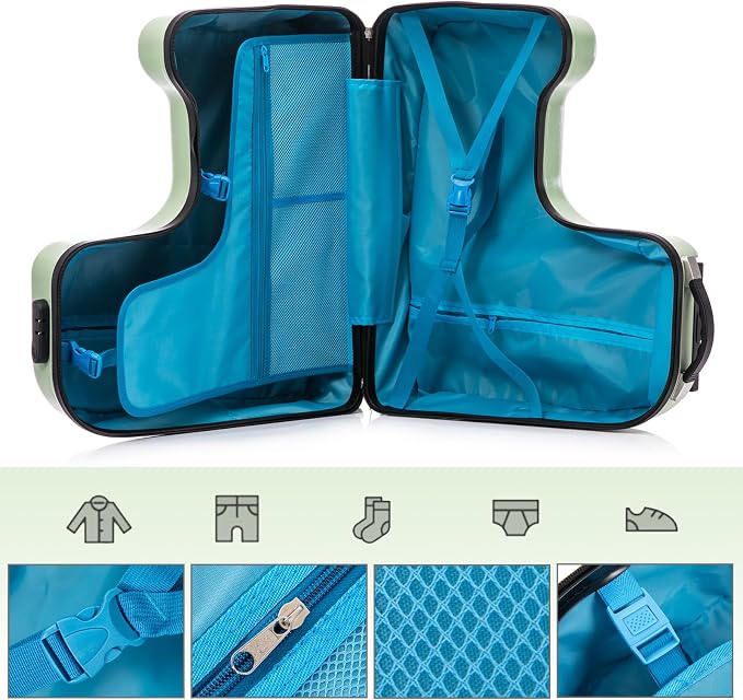 Apelila 22 inch Ride on Suitcase - Image 5