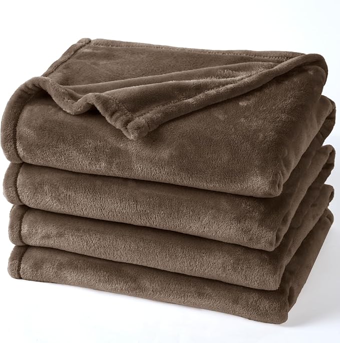 PHF Ultra Soft Fleece Blanket Twin Size, No Shed No Pilling Luxury Plush Cozy by PHF