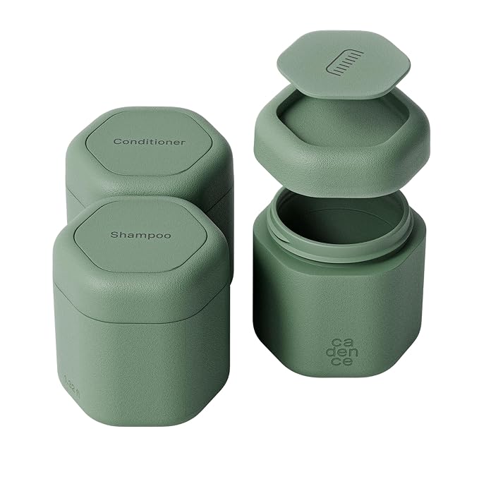 Cadence Travel Containers Haircare Capsule Set by KeepYourCadence