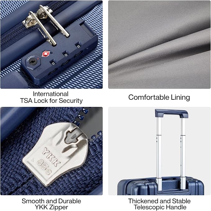 Hanke Luggage Sets 2 piece Carry On Luggage - Image 7