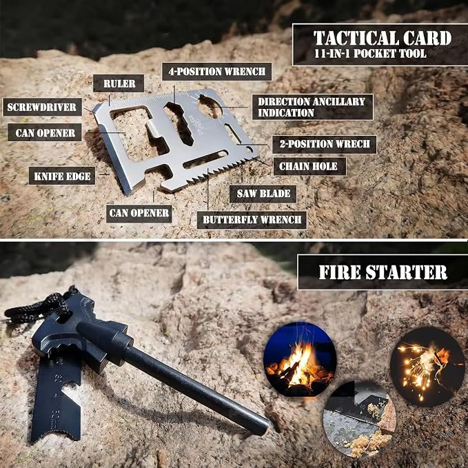 Outdoor Survival First Aid Kit Molle Pouch Survival Kit Gear Emergency Kits Bag - Image 5