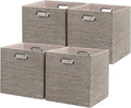 Posprica Storage Basket Bins, 12×12 Foldable Storage Cube Boxes Fabric Drawer by Posprica