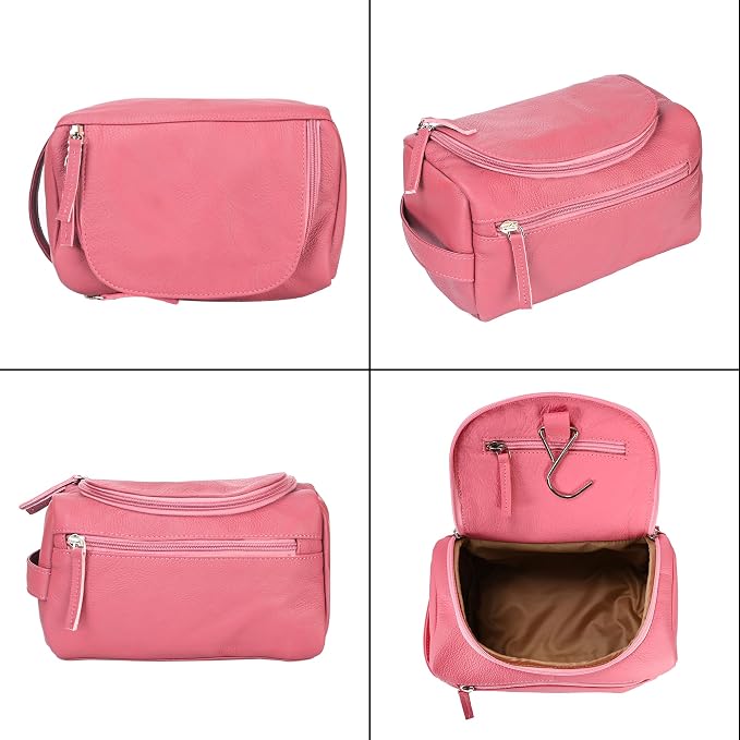 ELIZO Premium REAL Leather Toiletry Bag - Image 7