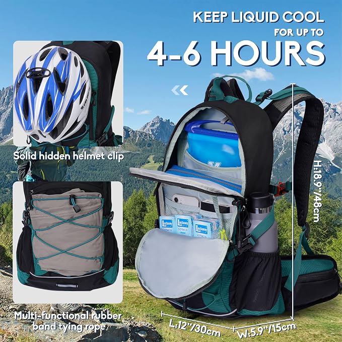 Hydration Backpack 3L Water Bladder, Hiking Water Backpack - Image 3