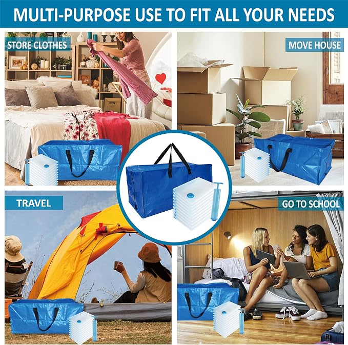 20 Pack Heavy Duty Extra Large Moving Totes - Image 7