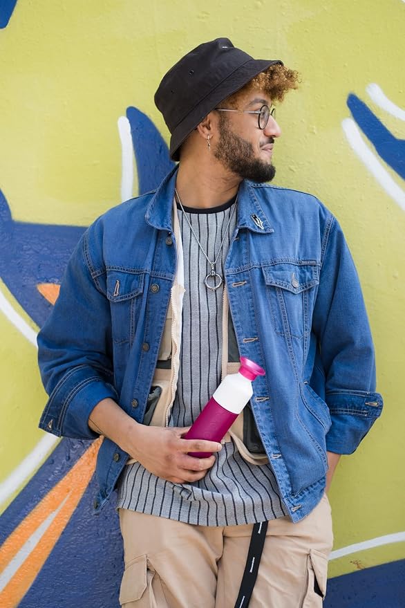 Preserve Dopper Water Bottle, 15.25 Ounce, Funky Fuchsia - Image 8