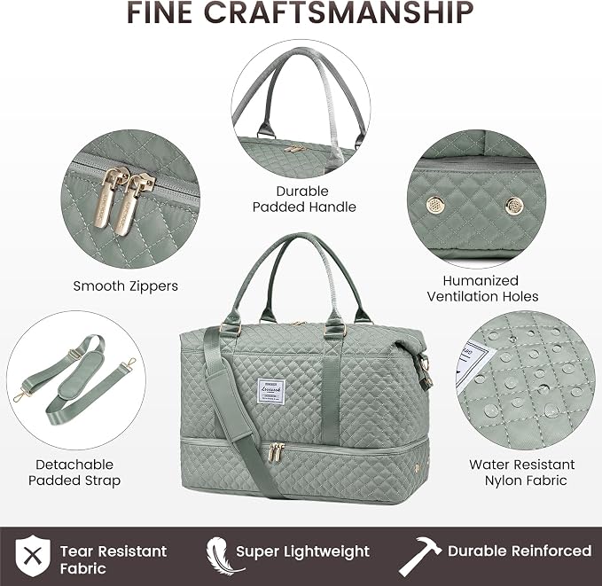 LOVEVOOK Travel Duffle Bag, Weekender Bags - Image 5