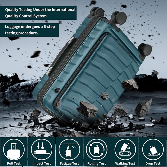 22×14×9 Airline Approved Carry On Expandable Luggage - Image 4