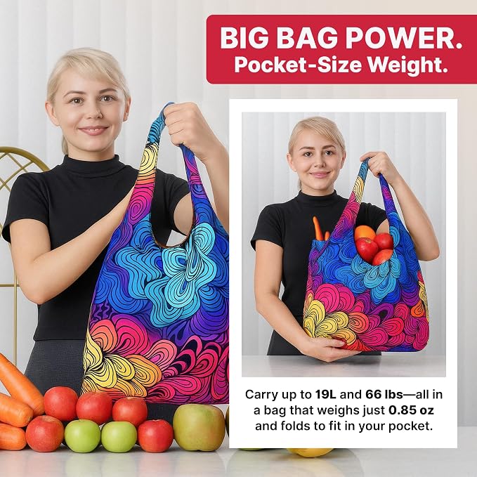 Nanobag Ultra-Lightweight Foldable Tote - Image 4