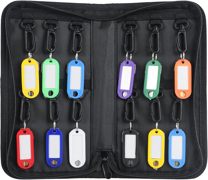 Uniclife Portable Zippered Key Case Waterproof and Fireproof Key Organizer by UnicLife