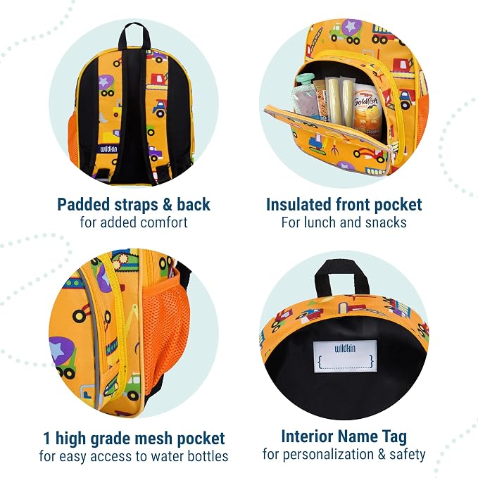 Wildkin 12-inch Kids Backpack – Padded, Adjustable - Image 3