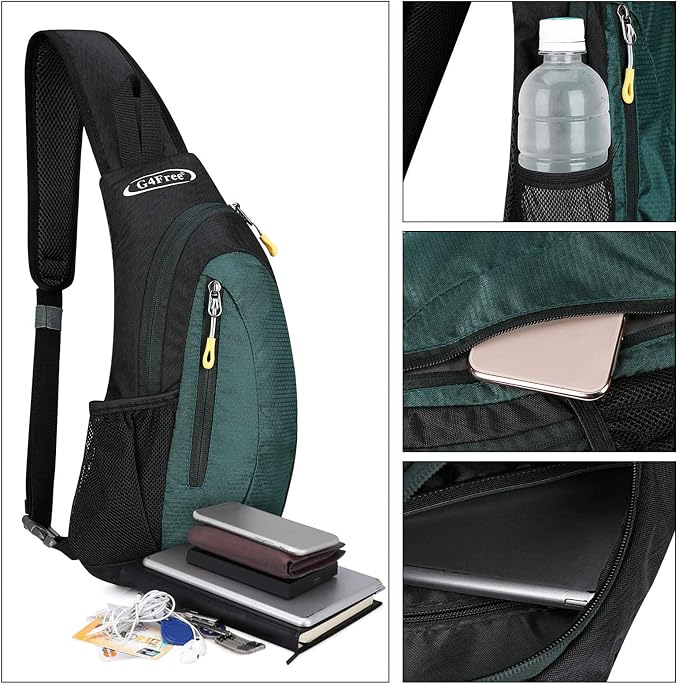 G4Free Sling Bag for Men Women, Small Crossbody Backpack Lightweight Chest - Image 6