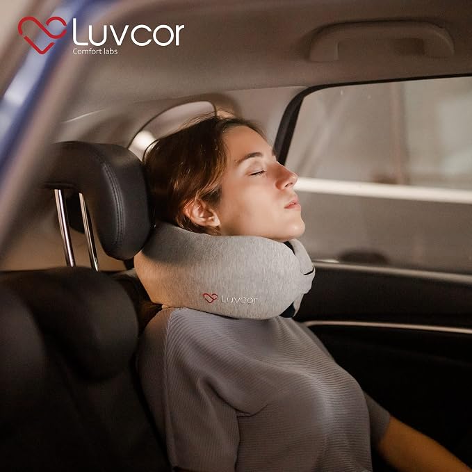 Premium Quality Memory Foam Travel Neck Pillow Bundle - Image 6