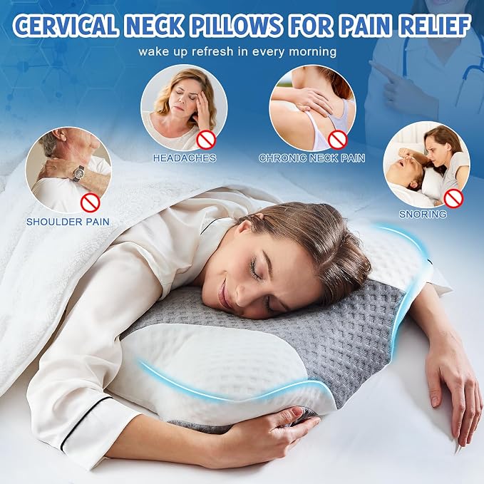 Cervical Neck Pillows for Side Sleeper - Image 6