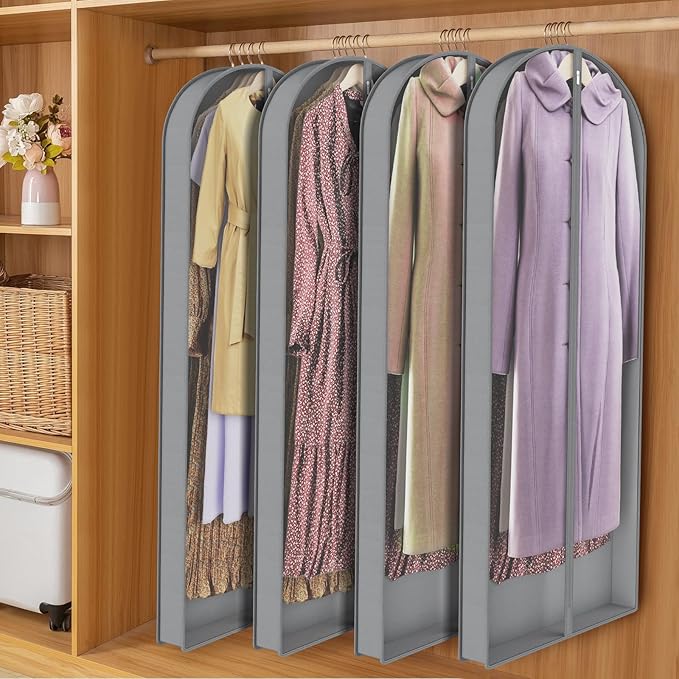 Zilink Luxury Breathable Fur Coat Storage Bags 60" Dress Bags - Image 2