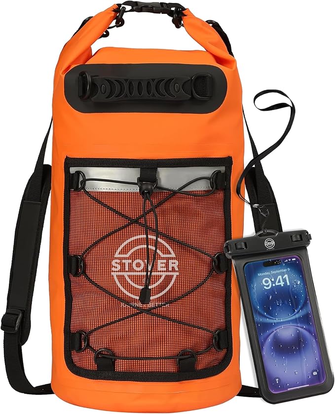STOVER 5/10/25/30/40/55L Waterproof Backpack- Floating Dry Bag by STOVER