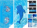 Lightweight Thin Microfiber Beach Towel Sand Free Quick Dry Absorbent Compact by WIDDONEN
